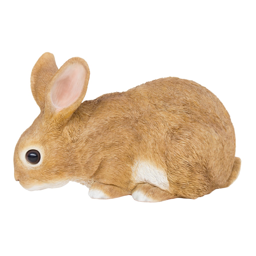 [11152967] Kaninchen-Skulptur in Polyresin (26x14h15cm)