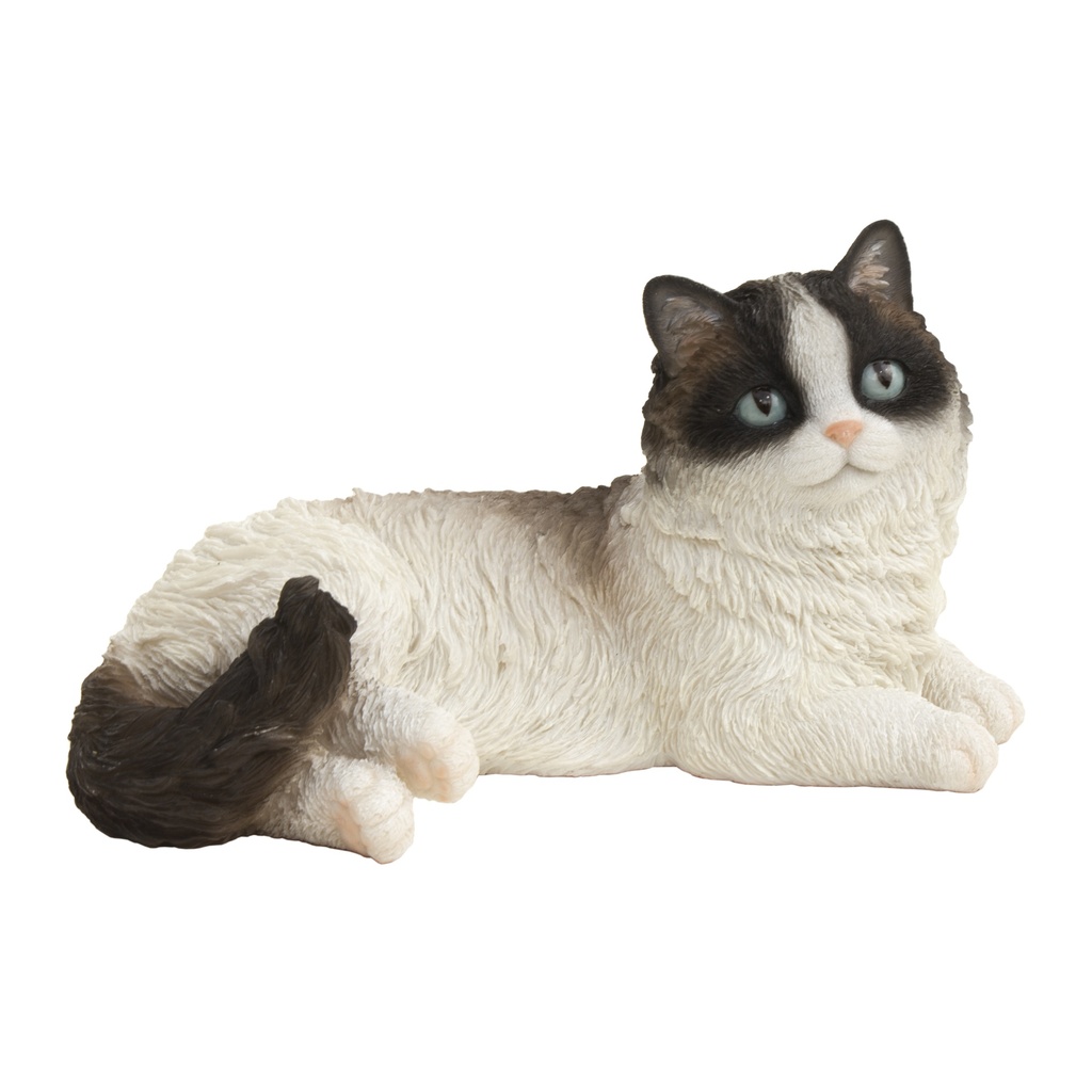 [11152984] Perzische decoratieve kat in polyresin (24x15h13cm)