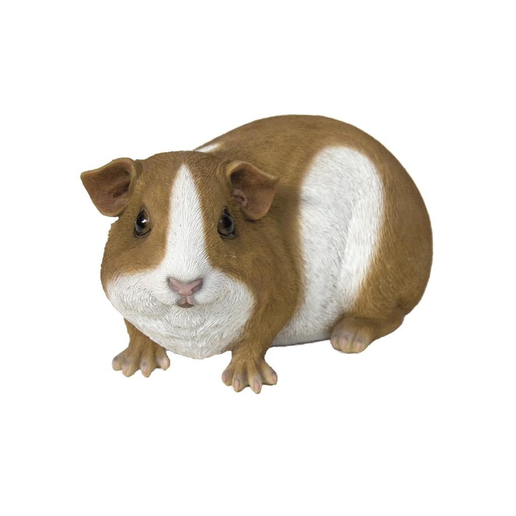 [11153049] Guinea pig figure in polyresin (23x15h13cm)