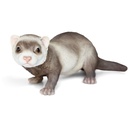 Figurine furet en résine (33x13h11,5cm)