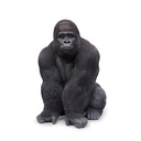 Gorilla sculpture in polyresin – guaranteed visual impact (90x73h108cm)
