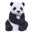 Zittende panda sculptuur – zachtheid en realisme (32x31h36cm)