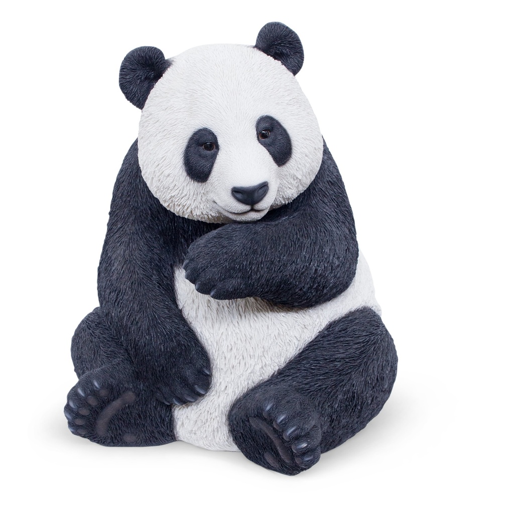 [11154077] Grote panda sculptuur – XXL decoratieve sculptuur (63x61h71cm)