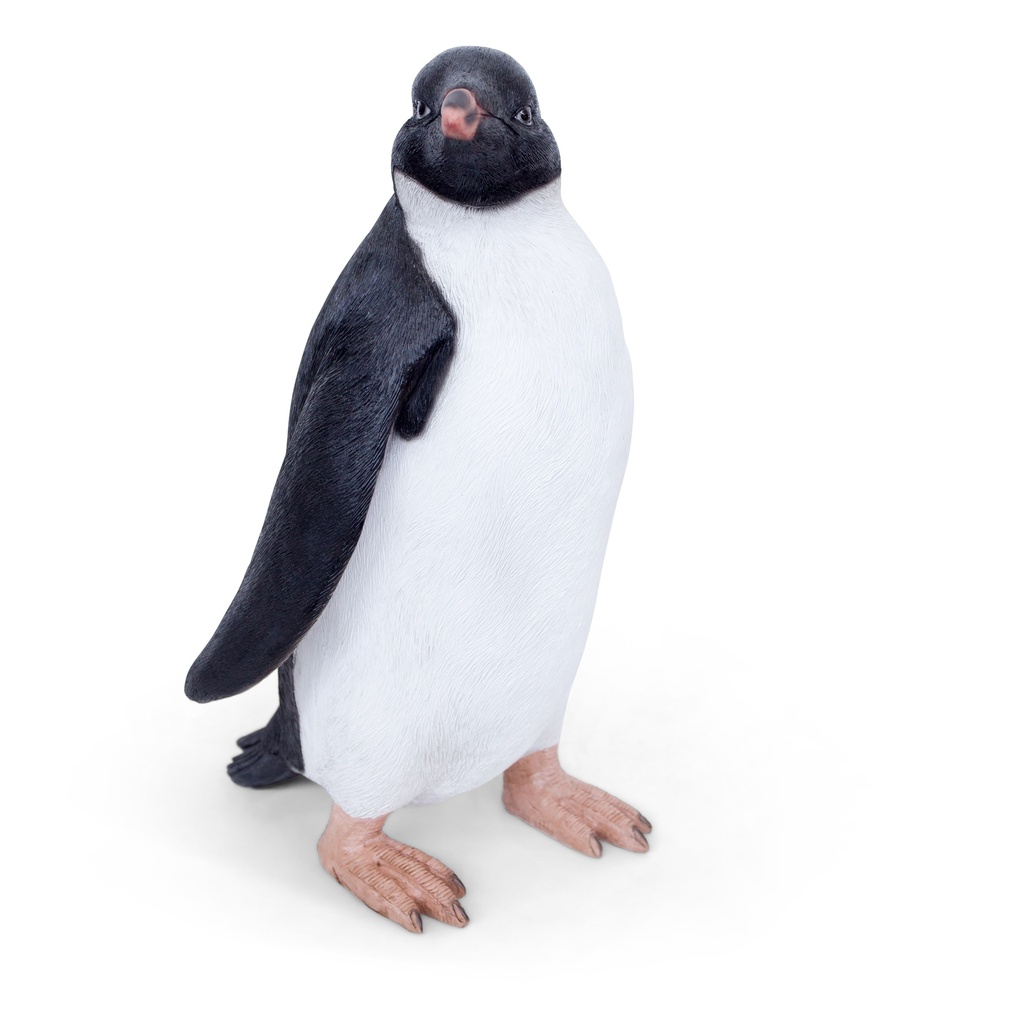 [11154144] Großer Pinguin in Polyresin – realistische Stilrichtung Garten oder Terrasse (24x21h49cm)