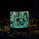 SOLARLATERNE MIT SCHMETTERLING 