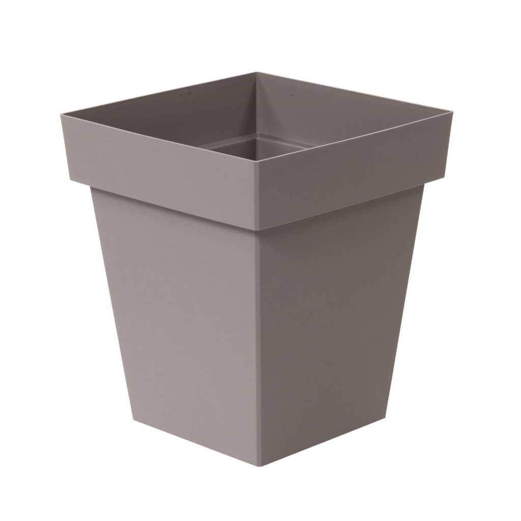 Pot STAR carré – Contemporain et robuste (37x37xH42cm)