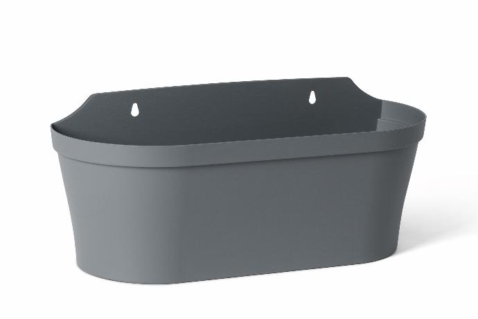 Happy muurpot – met waterreservoir (39x15xH14cm)