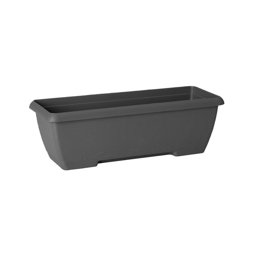 Mini Teramo bloembak – steeneffect met waterreservoir (32x12h10cm)