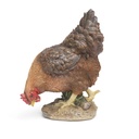 Poules décoratives en résine – 4 coloris au choix (20x13xH27cm)