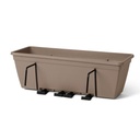 Balconnière Smart avec réserve d’eau intégrée (50x20xH16cm)