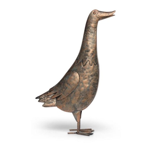 WEB-METAL ANTIQUE DUCK-HEN-ROOSTER