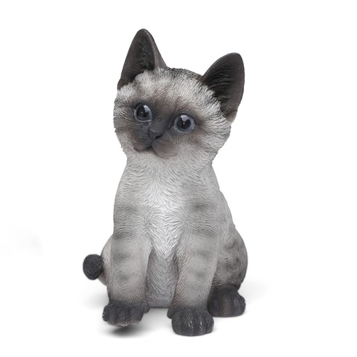 WEB-POLY SITTING KITTENS 14X12H21CM