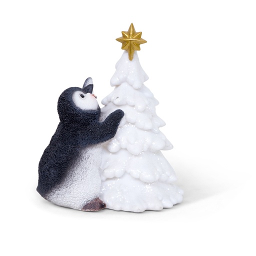WEB-POLY ANIMAL WITH CHIRSTMAS TREE