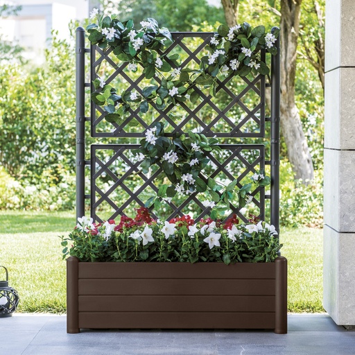 Bac Italia met trellis – Houtlook en modulaire elegantie