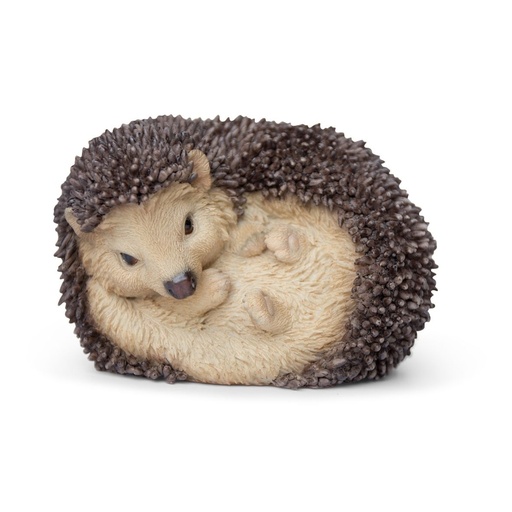 [11152900] POLYRESIN HEDGEHOG SLEEPING