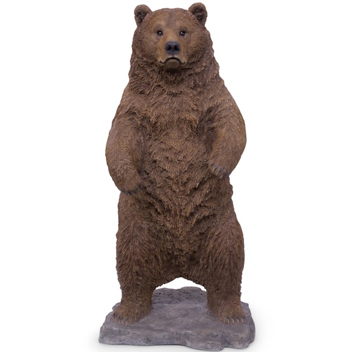 STATUE OURS BRUN DEBOUT