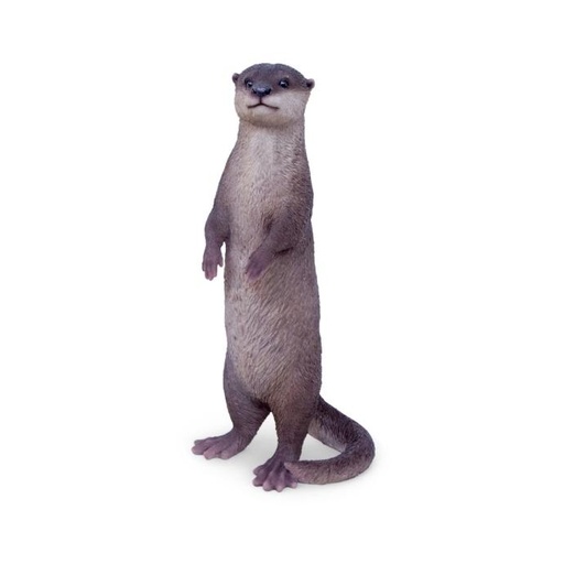 [11154083] POLYRESINE LOUTRE DEBOUT