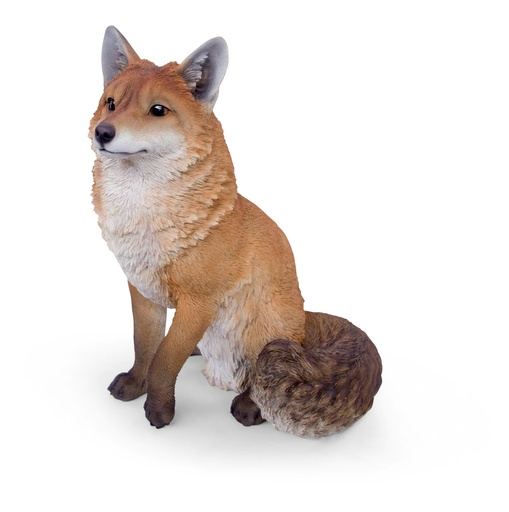 [11154088] POLYRESIN FOX SITTING