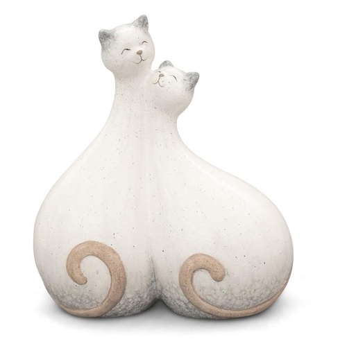 [69500277] CERAMIC CAT COUPLE