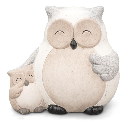 [69500278] CERAM HIBOU+BEBE