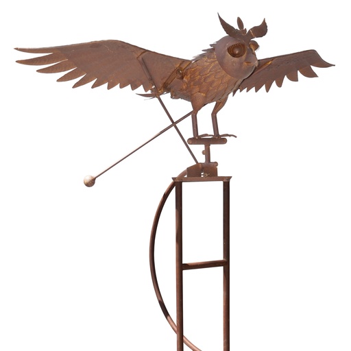 [70709846] METAL ROCKER OWL XL
